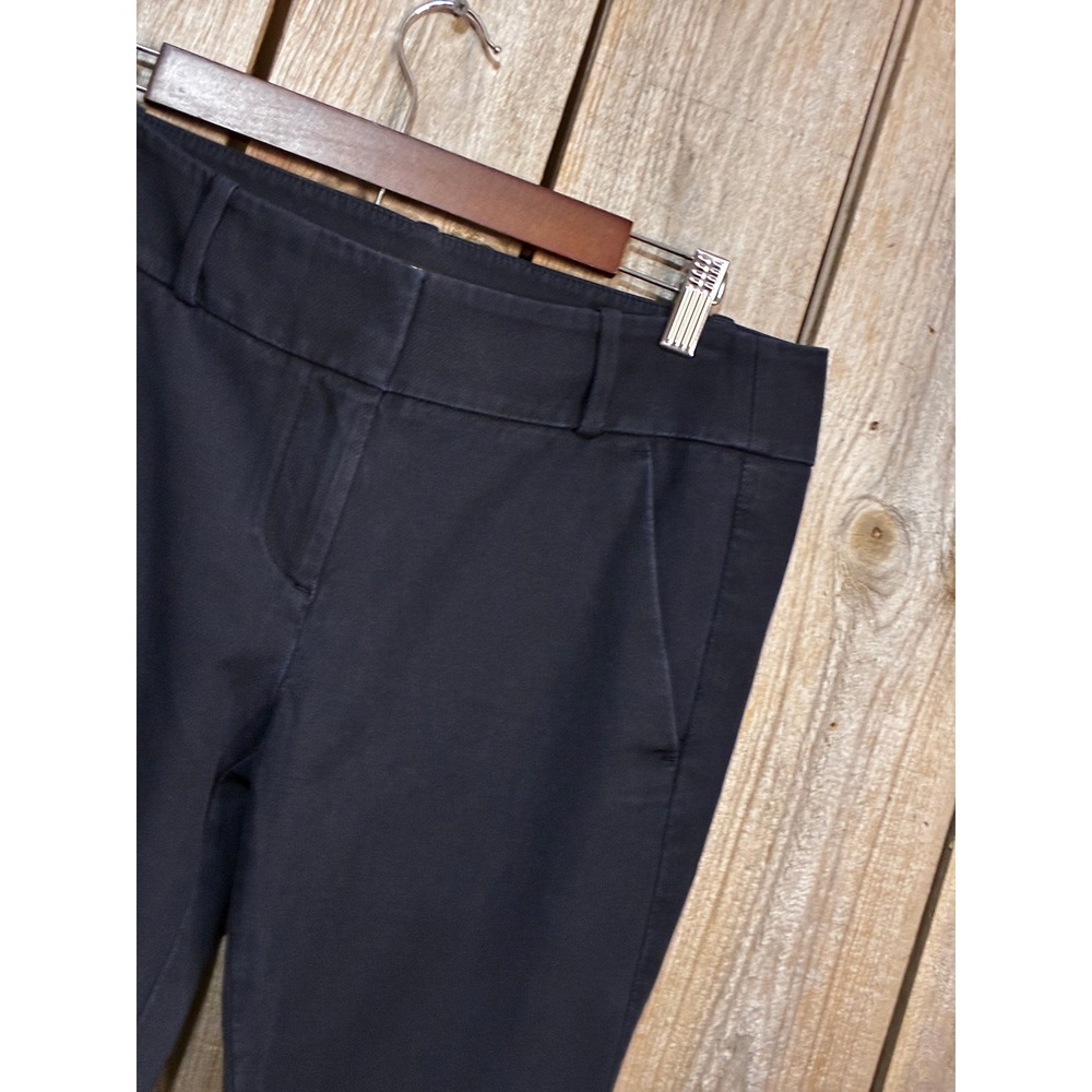 Ann Taylor LOFT Marisa Skinny Pants Navy Blue Cotton Blend Size 4 373591